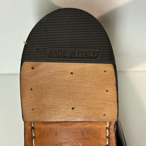 NEW HEELS Cole Haan Tassel Loafers Kiltie Black Made in Maine USA 11.5 D - Picture 13 of 13